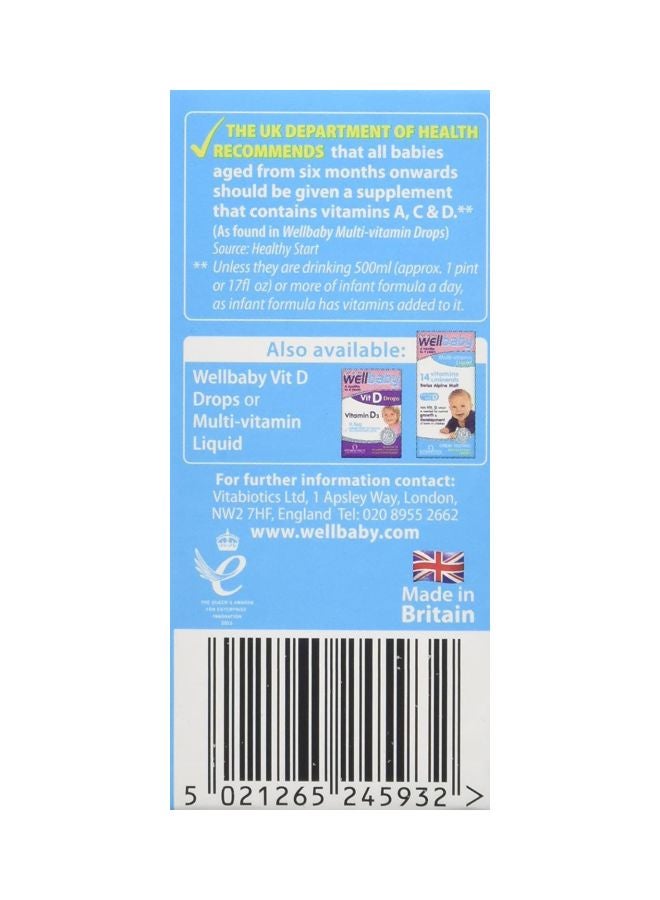 Vitabiotics Wellbaby Multi-Vitamin Drops 30 ml  - Image 3