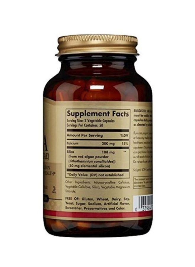 Solgar Oceanic Silica 25 Mg Vegetable - 100 Capsules - Image 2