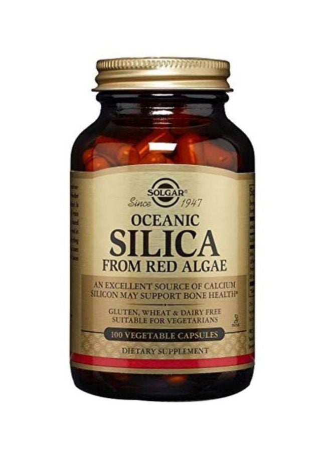 Solgar Oceanic Silica 25 Mg Vegetable - 100 Capsules - Image 1