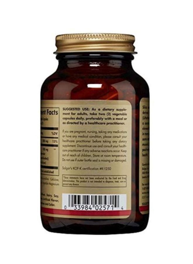 Solgar Oceanic Silica 25 Mg Vegetable - 100 Capsules - Image 3