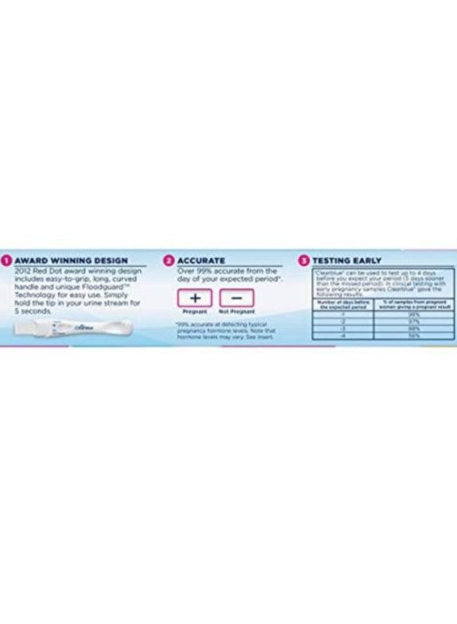 Clearblue - Pack Of 2 Rapid Detection Pregnancy Test - Image 1