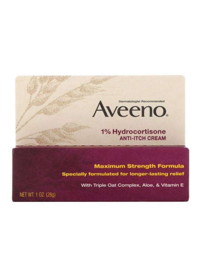 Aveeno - Active Naturals 1% Hydrocortisone Anti-Itch Cream - Image 1
