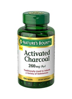 Activated Charcoal Supplement 260 Mg - 100 Capsules