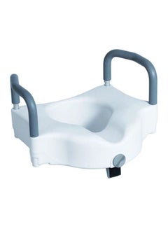 Raised Toilet Seat With Armrest