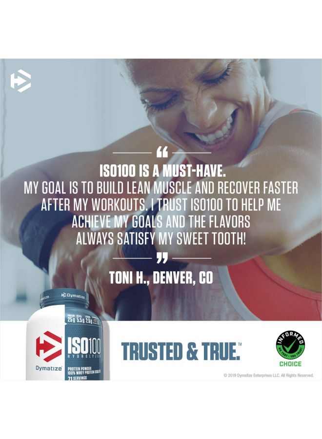 Dymatize - ISO 100 Hydrolyzed Protein Power - Image 1