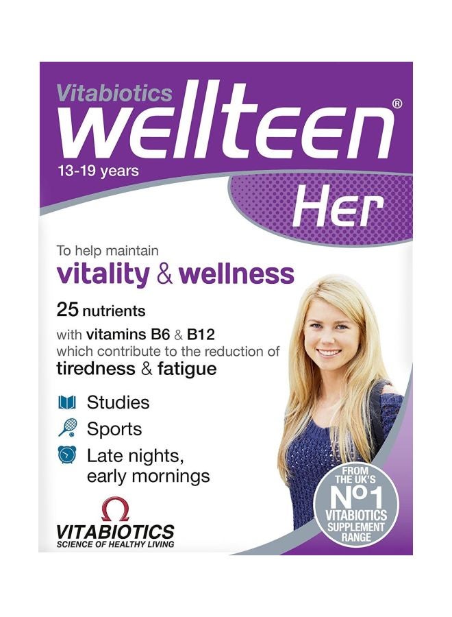 Wellteen Her Supplement - 30 Tablets - v1604582964/N29378465A_1