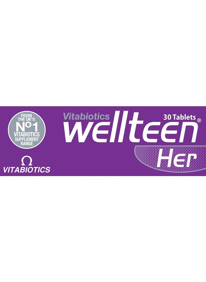 Wellteen Her Supplement - 30 Tablets - v1604582964/N29378465A_5