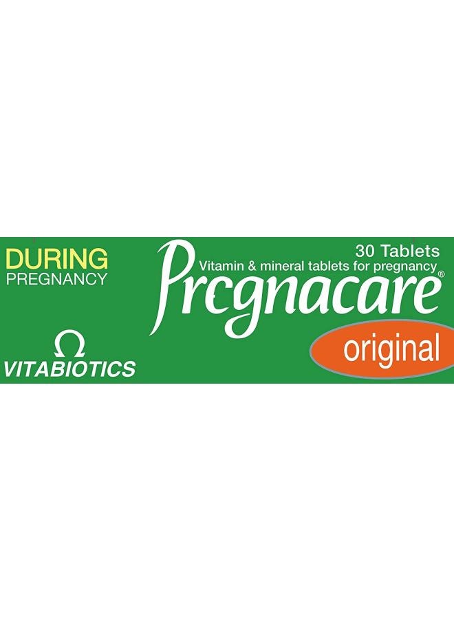 Vitabiotics Pregnacare Original 30 Tablets  - Image 5