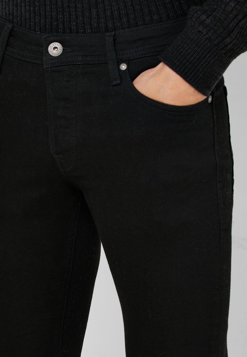 JACK & JONES Glenn Slim Fit Jeans Black  - Image 4