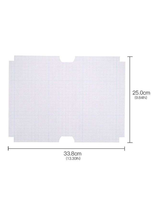 Generic - 10-Piece Precut Plastic Book Cover Transparent - Image 1