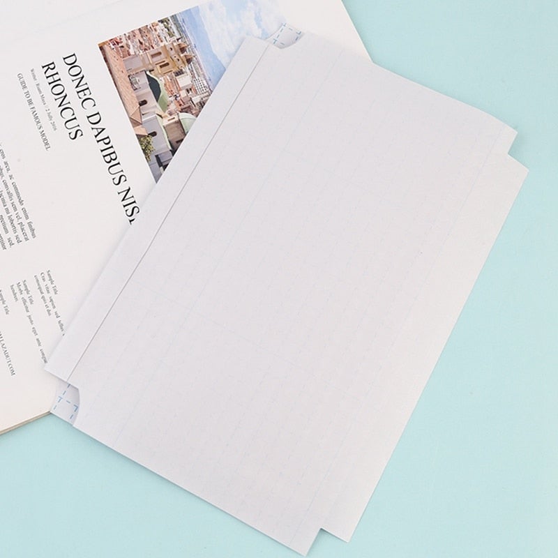 Generic - 10-Piece Precut Plastic Book Cover Transparent - Image 1