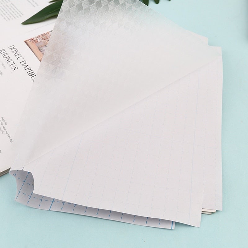 Generic - 10-Piece Precut Plastic Book Cover Transparent - Image 1
