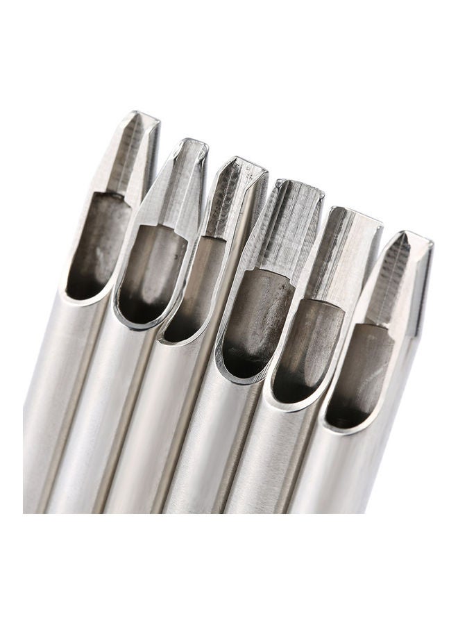 22-Piece Stainless Steel Tattoo Nozzle Tip Set Silver - Image 5