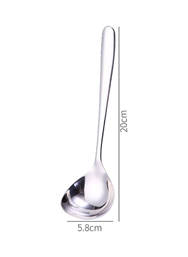 Stainless Steel Soup Spoon silver  - Image 1
