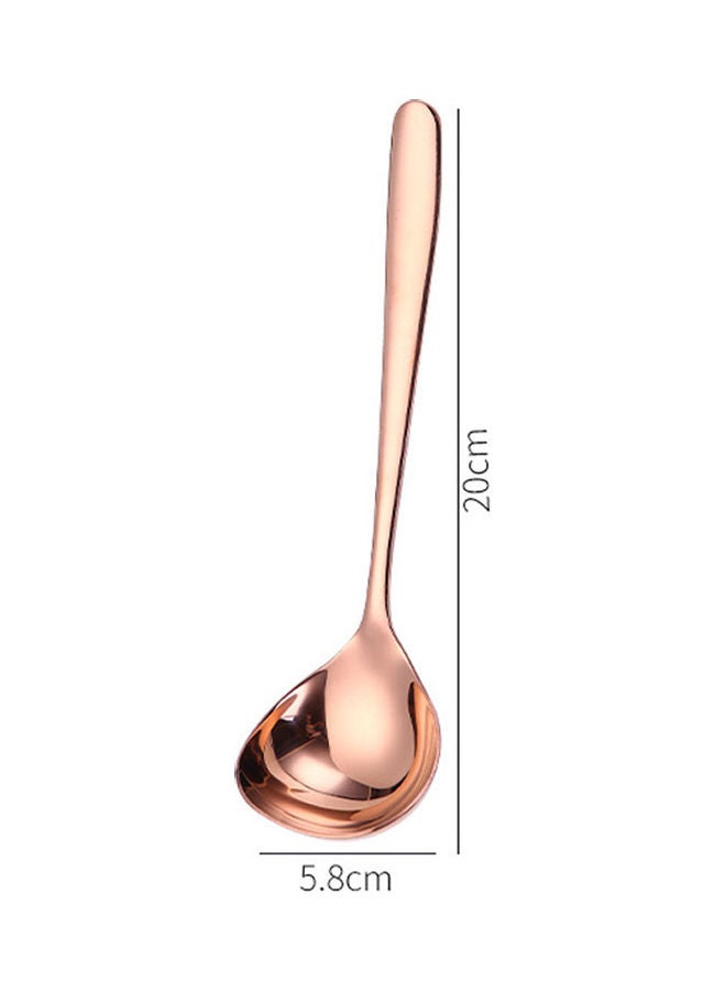 Stainless Steel Soup Spoon rose gold  - Image 1