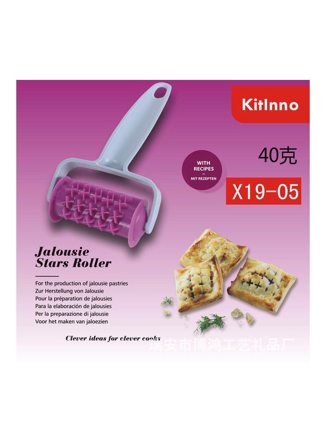 Cookie Mould Cutter Wheel Grey/Purple - Image 1