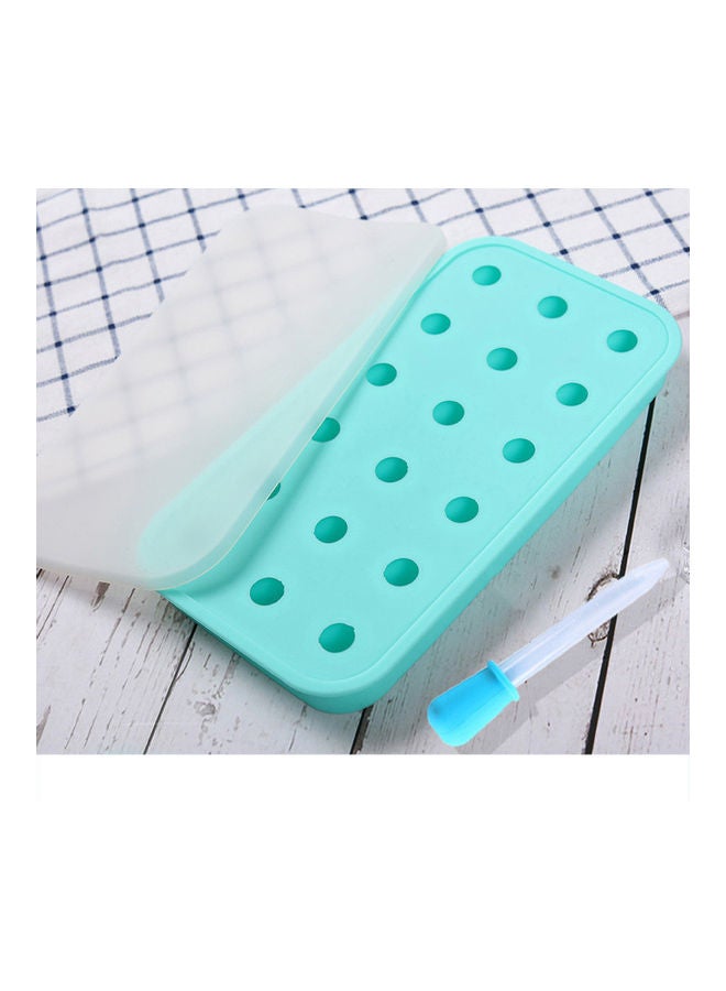 18 Grids Ice Cream Mold Blue - Image 1