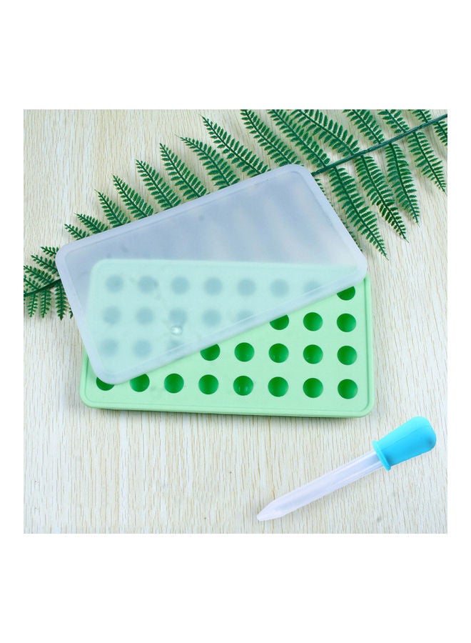 18 Grids Ice Cream Mold Green/Blue/Clear - Image 1