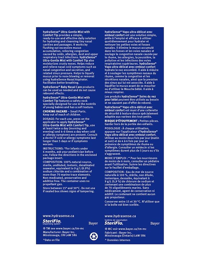 hydraSense Ultra-gentle Baby Mist - Image 2