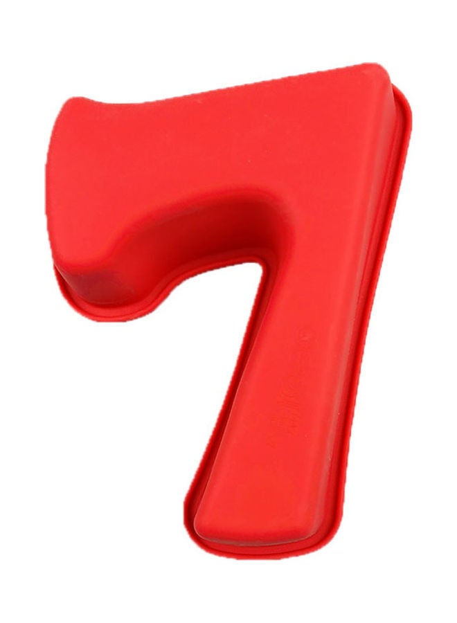 Silicone Number Shape Cake Mold Red 17.3x13x4.5cm - Image 1