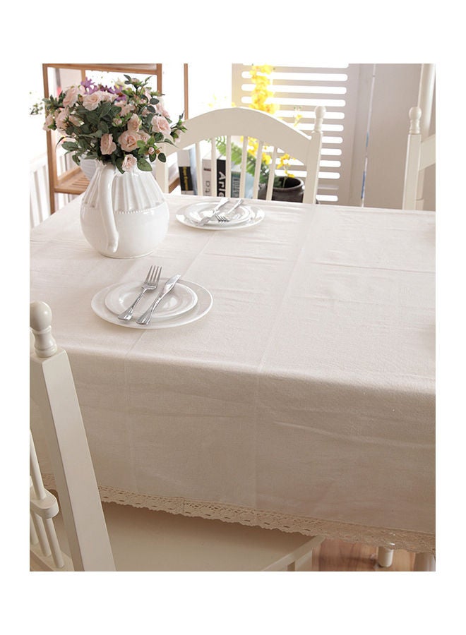 Solid Table Cover With lace 25x25cm - Image 5