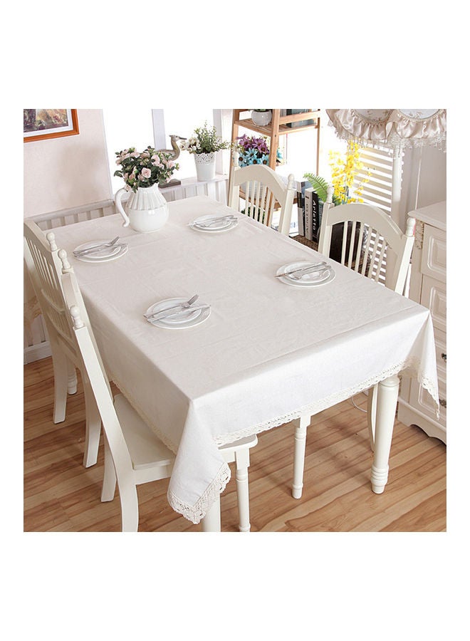 Solid Table Cover With lace 25x25cm - Image 2