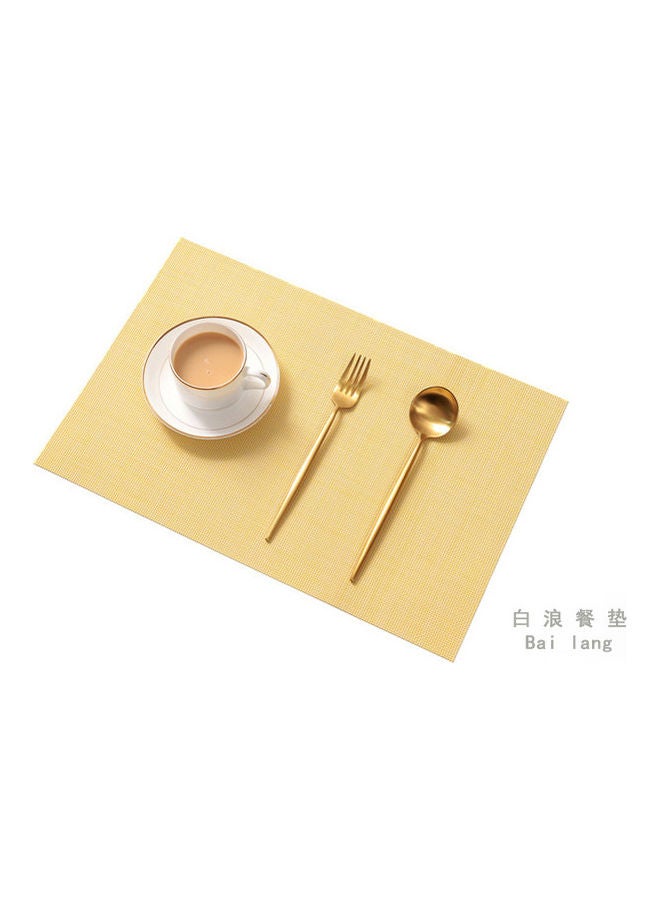 Waterproof Heat Insulation Placemat Light yellow 30x45cm - Image 1