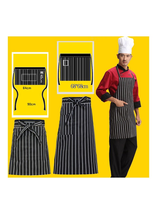 Generic - Kitchen Antifouling Chef Apron black 68x68cm - Image 1