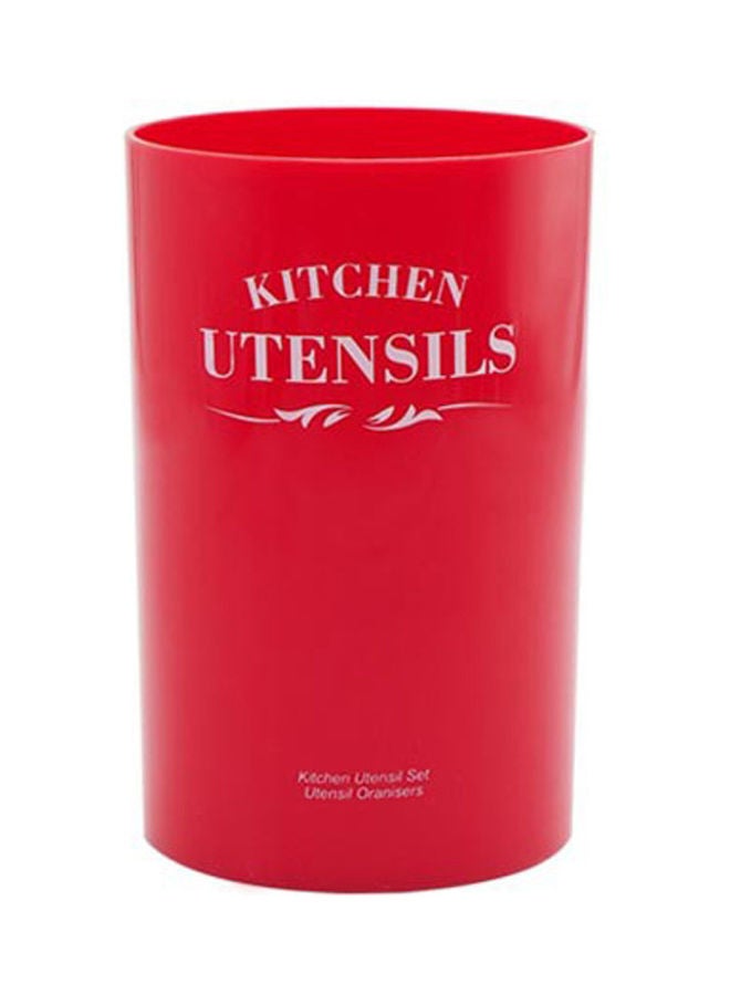 Heat-resistant Nonstick Spatula Red/Silver - Image 1