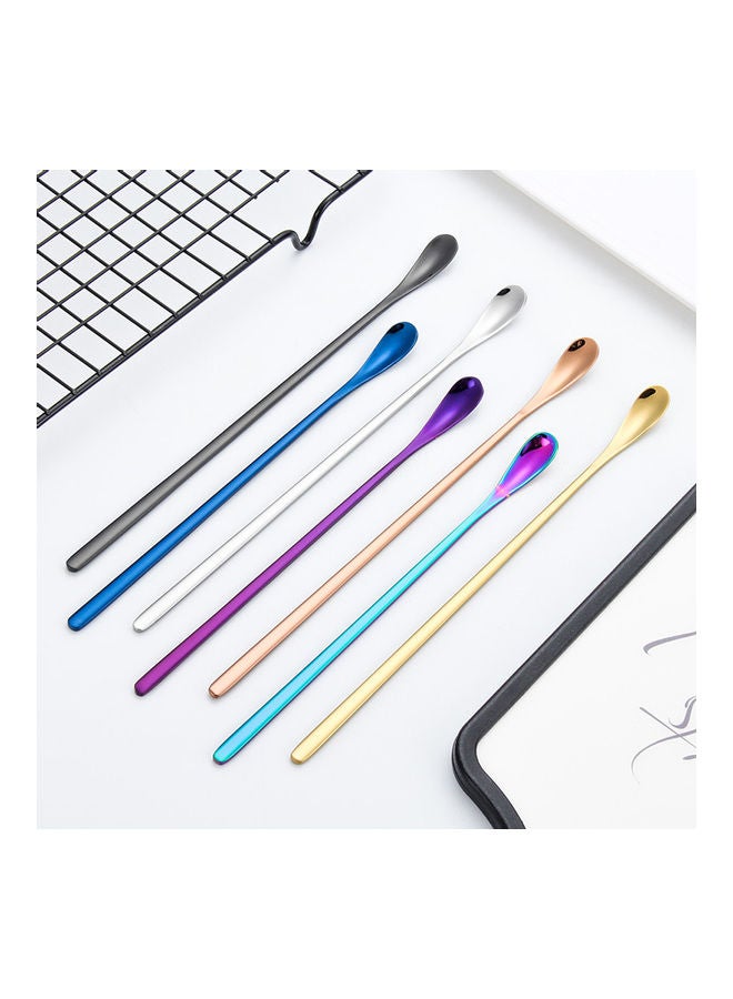 Stainless Steel Stirring Spoon Purple - Image 2