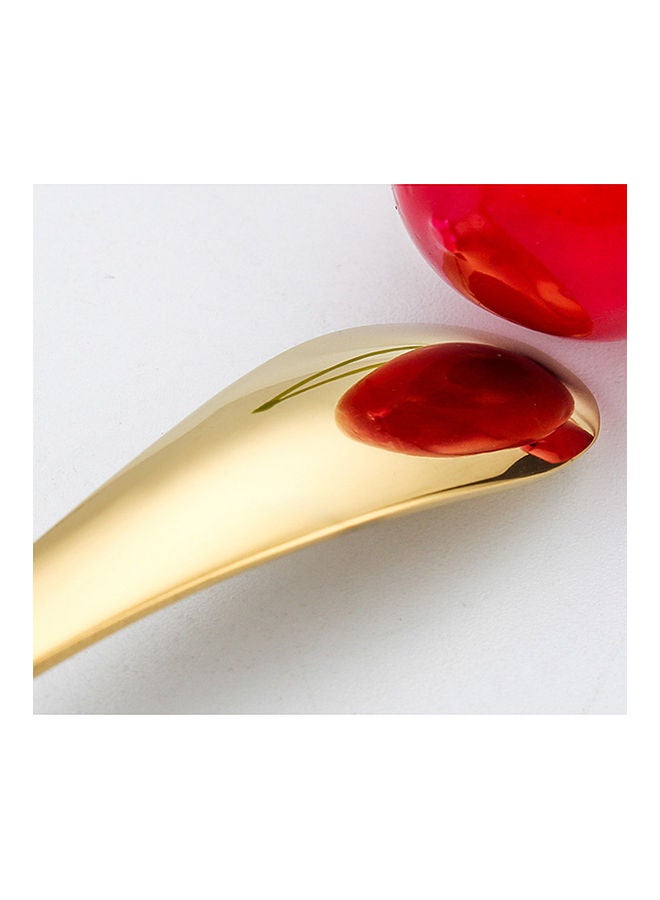 Stainless Steel Stirring Spoon Purple - Image 4
