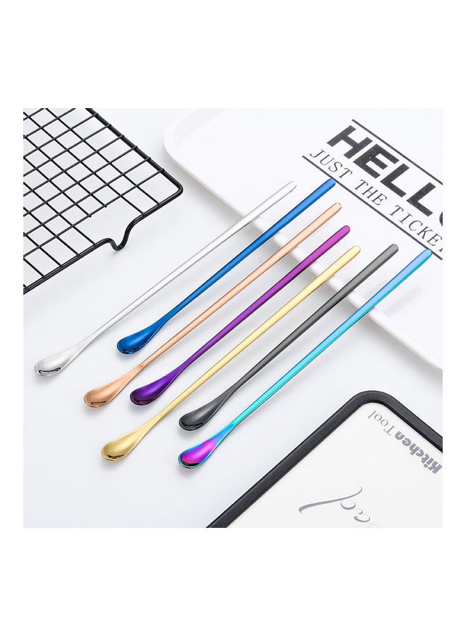 Stainless Steel Stirring Spoon Purple - Image 5