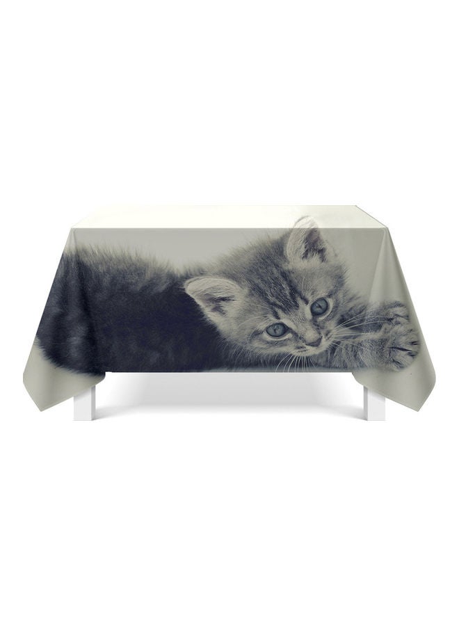 Cat Printed Table Cover Multicolour 90x140cm - Image 1