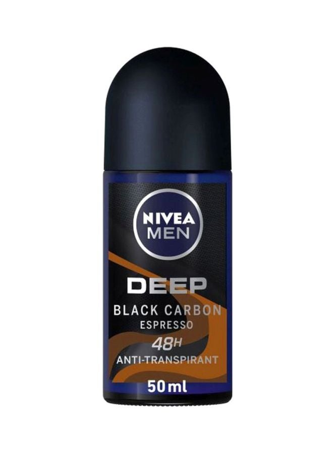 Nivea Deep Black Carbon Espresso Antiperspirant Roll On 50 ml