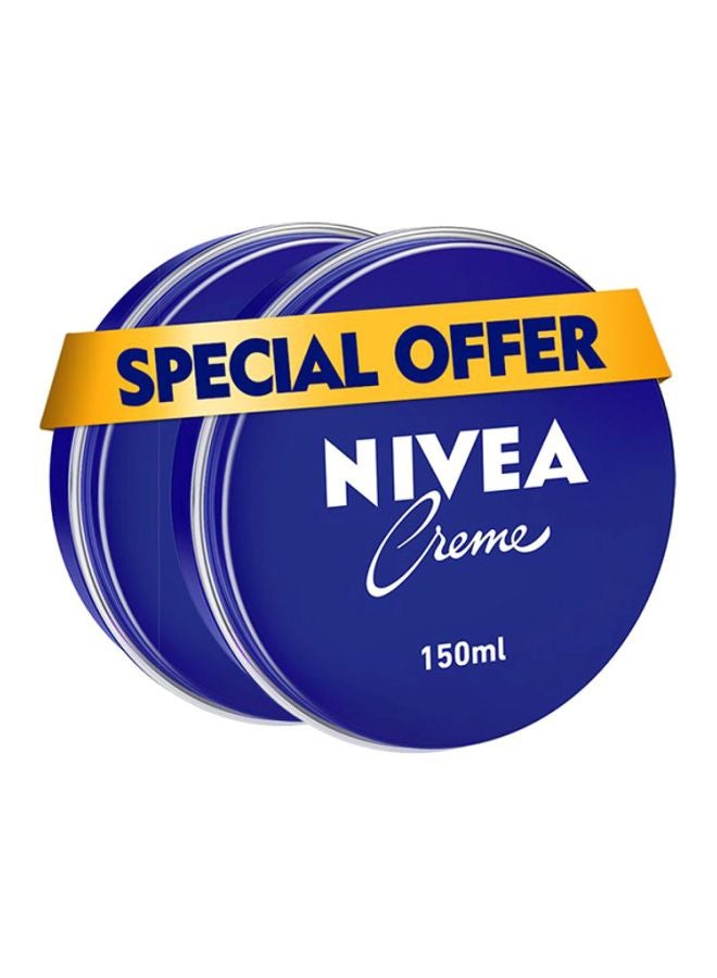 Nivea - Pack Of 2 Universal All Purpose Moisturizing Cream Blue 150x2ml - Image 1