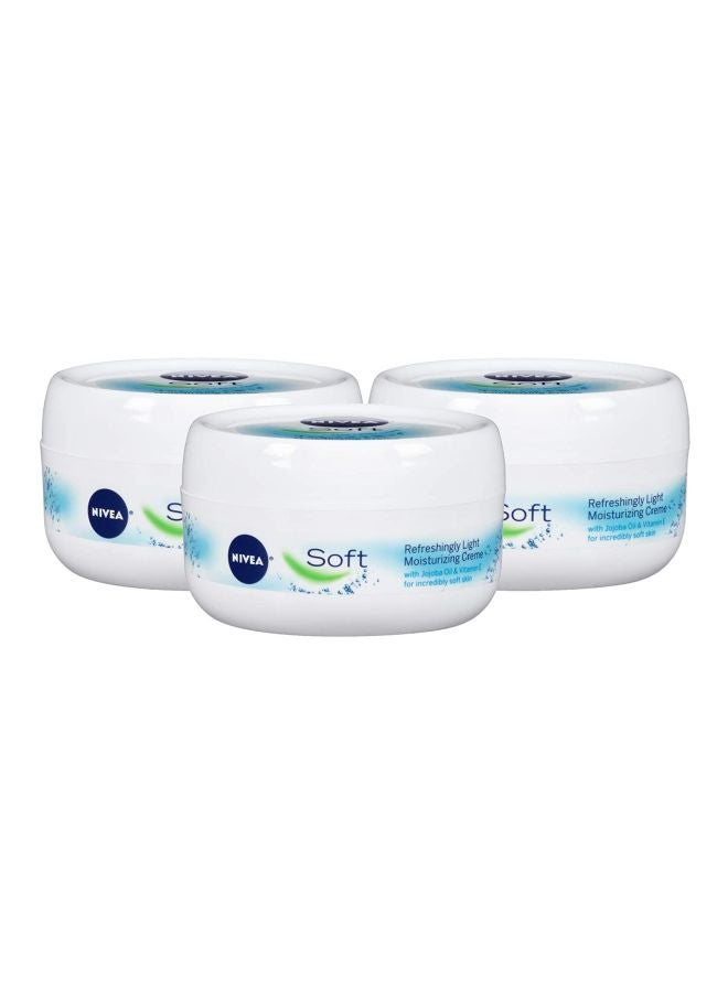 Nivea - Pack Of 3 Soft Moisturizing Cream 600ml - Image 1