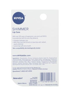 Nivea Shimmer Lip Care 4.8grams  - Image 3