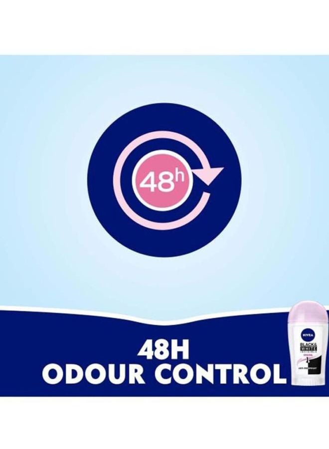 نيفيا مزيل عرق بلاك آند وايت إنفيزابل أصلي 40ملليلتر - Image 2