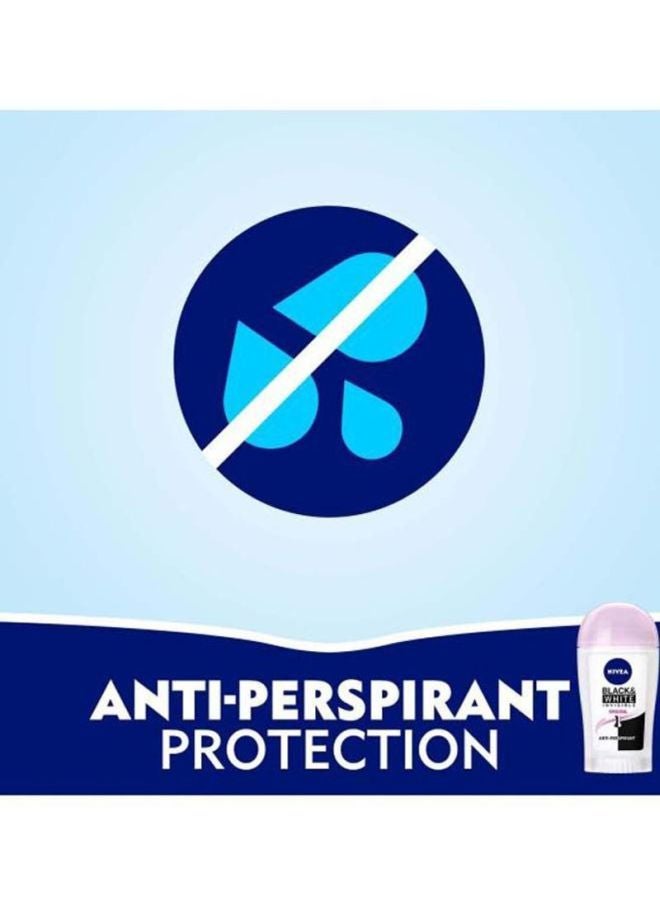 نيفيا مزيل عرق بلاك آند وايت إنفيزابل أصلي 40ملليلتر - Image 3