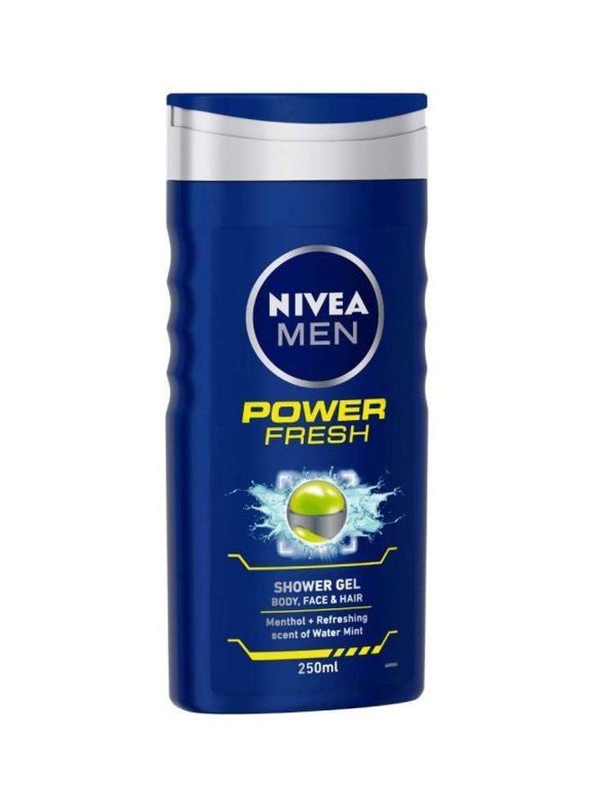 Nivea - Power Fresh Shower Gel 250ml - Image 1