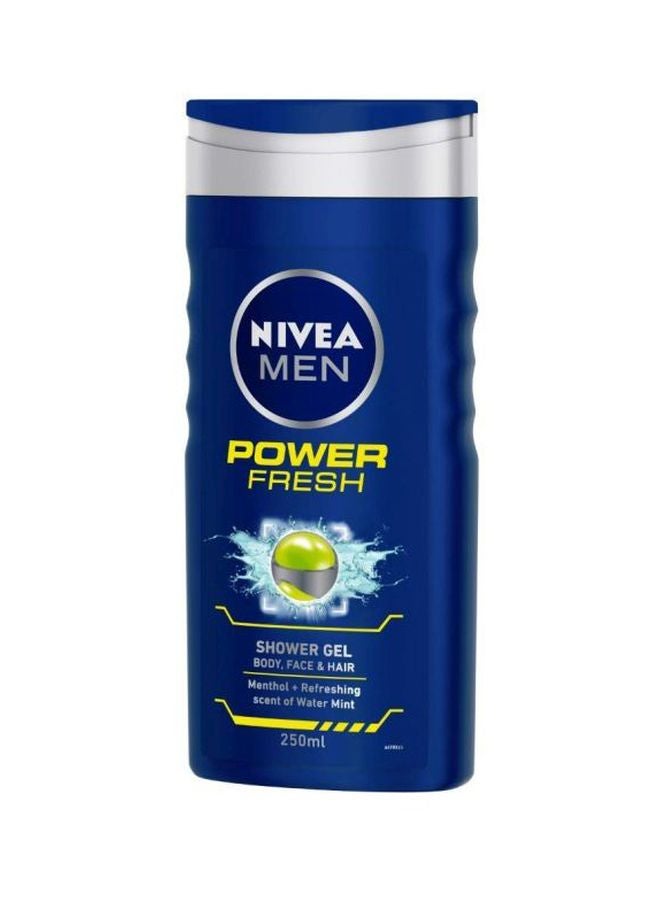 Nivea - Power Fresh Shower Gel 250ml - Image 1