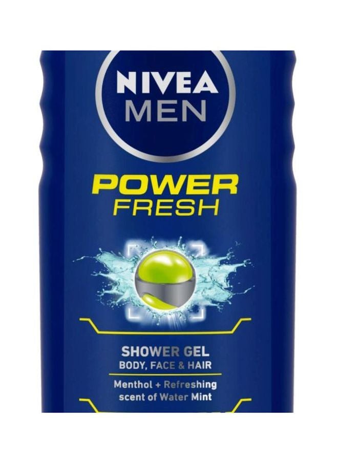 Nivea - Power Fresh Shower Gel 250ml - Image 1