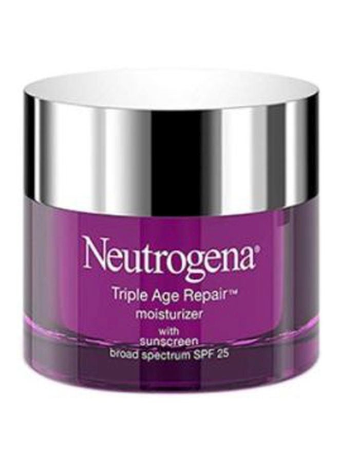 نيوتروجينا مرطب ليلي تريبل إيدج ريبير بعامل حماية من الشمس 25 48جرام - Image 1