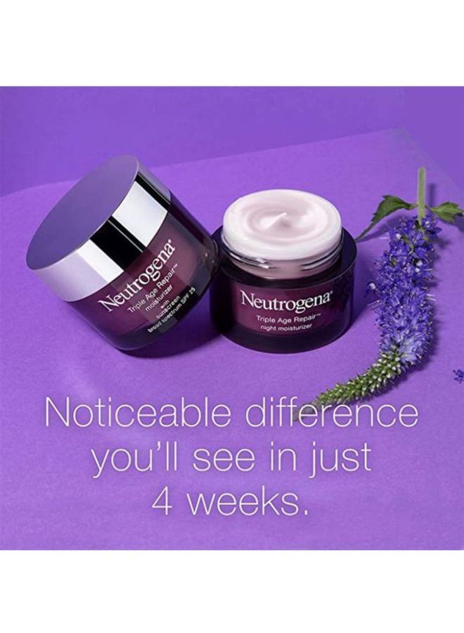 نيوتروجينا مرطب ليلي تريبل إيدج ريبير بعامل حماية من الشمس 25 48جرام - Image 4