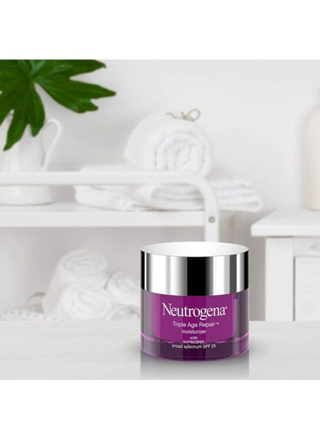 نيوتروجينا مرطب ليلي تريبل إيدج ريبير بعامل حماية من الشمس 25 48جرام - Image 5