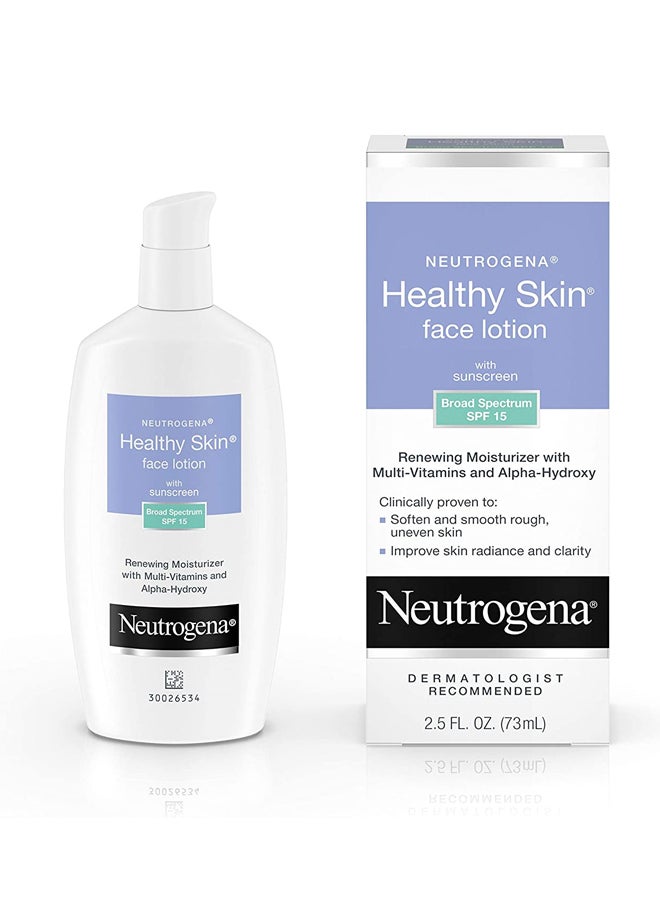 نيوتروجينا لوشن وجه هيلثي سكين بعامل حماية من الشمس 15 2.5fluid_ounce - Image 2