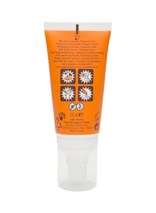 Avene - Cleanance Sunscreen SPF50+ 50ml - Image 1