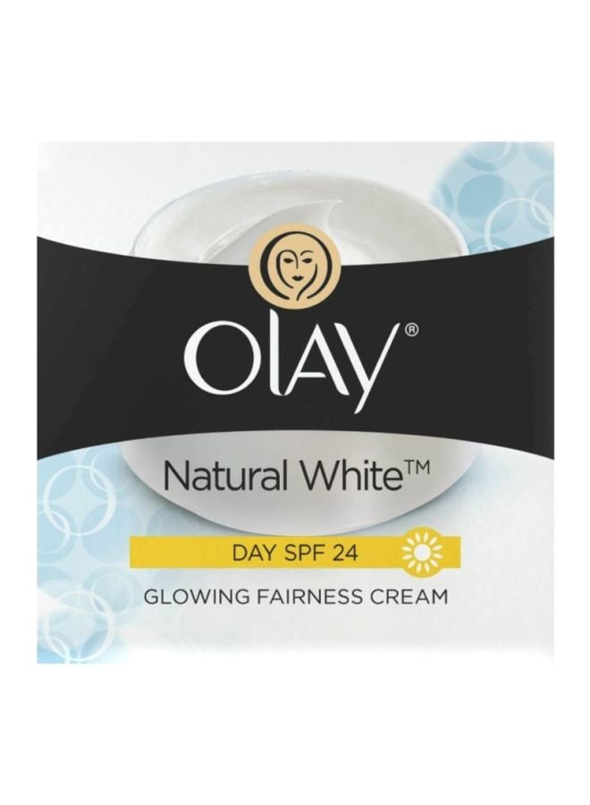 Olay Natural White Glowing Fairness Day Cream SPF24 50grams  - Image 4