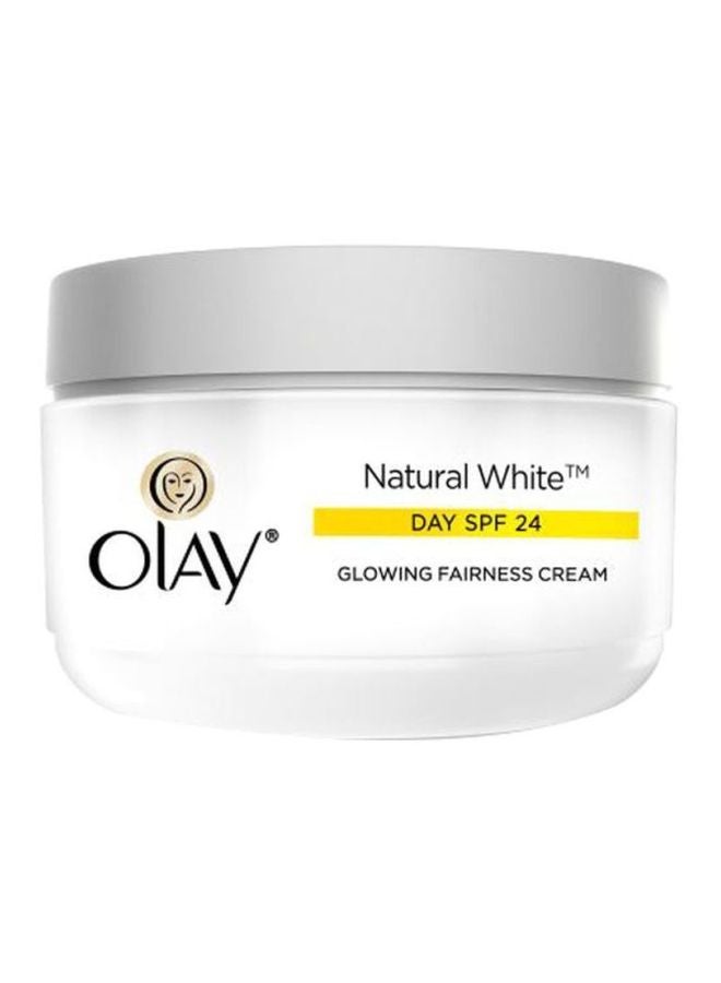 Olay Natural White Glowing Fairness Day Cream SPF24 50grams  - Image 1