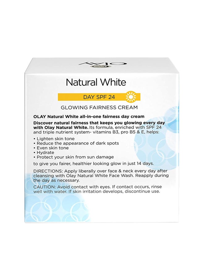 Olay Natural White Day Cream SPF 24 50grams - Image 4